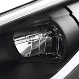 Coolstuffguru Compatible with Hyundai Veloster Black LED Projector Headlights w/ Sequential LED Signals Lights