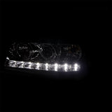 Coolstuffguru Compatible with Ford Crown Victoria Chrome Clear SMD LED Projector Headlights