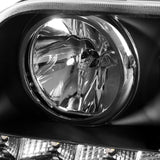 Coolstuffguru Compatible with Ford Crown Victoria Crystal Black LED Projector Headlights Pair