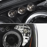 Coolstuffguru Compatible with Subaru Impreza Halo Black Led Projector Head Lights