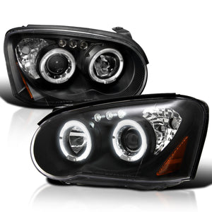 Coolstuffguru Compatible with Subaru Impreza Halo Black Led Projector Head Lights