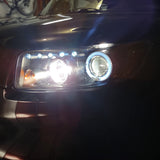 Coolstuffguru Led Dual Halo Jdm Black Projector Head Lights Compatible with 2008-2010 Scion Xb