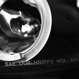 Coolstuffguru Black Halo Led Projector Headlights Compatible with Toyota Yaris 3 Door Hatchback