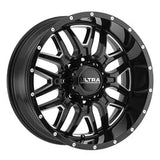 Ultra 211 20X9 8X180 124.30 Hub +18 Offset Black Wheel Rim