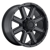 Ultra 002 20X9 8X6.50 125.20 Hub +18 Offset Black Wheel Rim