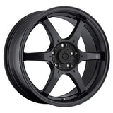 Konig 01430B BACKBONE 18X8 5X4.50 73.00 Hub +45 Offset Black Wheel Rim