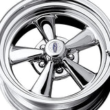 Cragar 01461C S/S 15X10 5X5.00 90.91 Hub -32 Offset Chrome Plated Wheel Rim