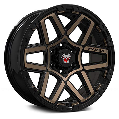 Mamba 022 17X9 5X5.50 108.10 Hub +12 Offset Black Wheel Rim