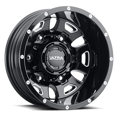 Ultra 286 16X6 6X180 138.80 Hub -130 Offset Black Wheel Rim