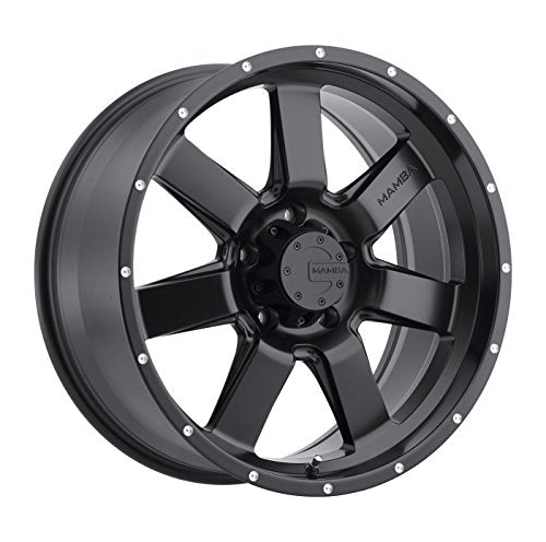 Mamba 008 17X9 5X5.00 78.10 Hub -12 Offset Black Wheel Rim