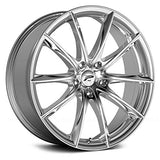 Platinum 052435SB FLUX 18X8 5X4.50 72.62 Hub +40 Offset Black Wheel Rim