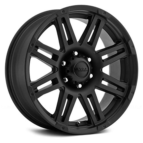 Ultra 231226SB MACHINE TRAILER 16X6.5 8X6.50 125.00 Hub +00 Black Wheel Rim