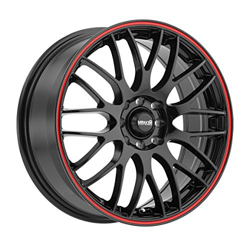 Maxxim 01042B MAZE 17X7 4X100 / 4X108 73.00 Hub +40 Offset Black Wheel Rim