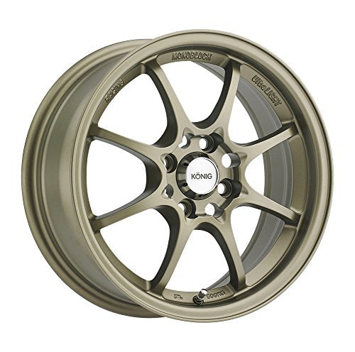 Konig 072 15X6.5 4X100 73.00 Hub +40 Offset Black Wheel Rim
