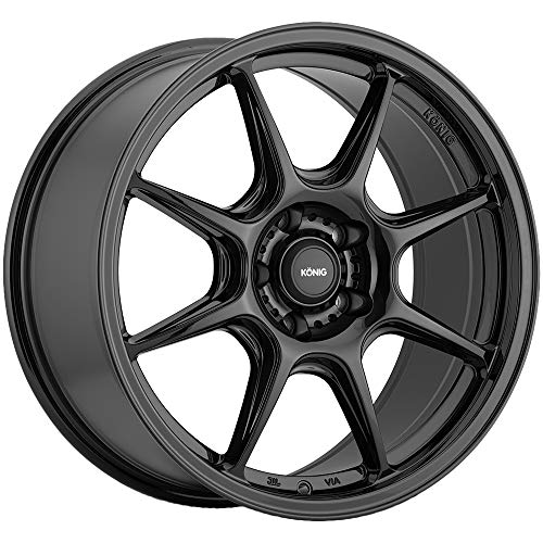 Konig 127 18X8.5 5X100 73.10 Hub +43 Offset Black Wheel Rim