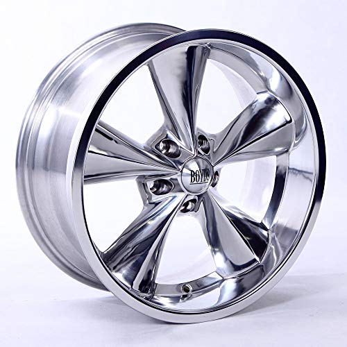 Boyd Coddington 001 17X8 5X4.50 73.10 Hub +00 Offset Polished Wheel Rim