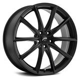 Platinum 052 17X8 5X112 66.56 Hub +40 Offset Black Wheel Rim