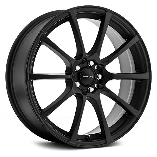 Focal 041 16X7 5X100 / 5X4.50 72.62 Hub +40 Offset Black Wheel Rim