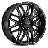 Ultra 211 18X9 8X170 125.20 Hub -12 Offset Black Wheel Rim