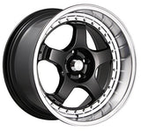 Konig 063 18X8 5X4.50 73.00 Hub +45 Offset Black Wheel Rim