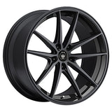 Konig 08237B OVERSTEER 20X9.5 5X4.50 73.00 Hub +40 Offset Black Wheel Rim