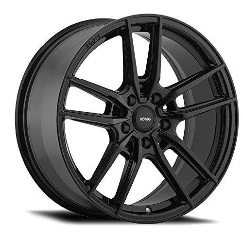Konig 112 18X8 5X112 66.60 Hub +43 Offset Black Wheel Rim