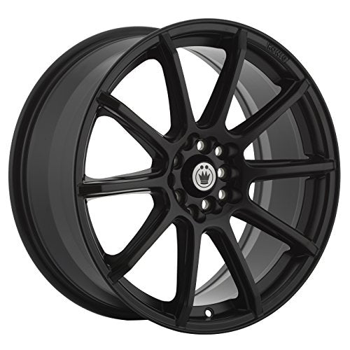 Konig 097 18X8 5X105/5X4.50 73.00 Hub +40 Offset Black Wheel Rim