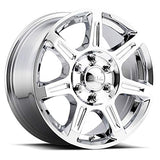 Ultra 216450C TOIL VAN 17X8 5X130 84.10 Hub +60 Chrome Plated Wheel Rim