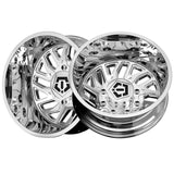1 X TIS 544C 22X12 8x170 125.2 Hub -44 Offset Chrome Wheel Rim