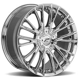 Platinum GENESIS 16X7 5X100 / 5X4.50 72.62 Hub +40 Chrome Plated Wheel Rim