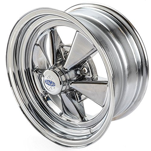 Cragar 01461C S/S 15X8 5X4.75 90.91 Hub -06 Offset Chrome Plated Wheel Rim