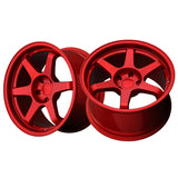 1 X 9SIX9 SIX-1 17X8 5-114.3 35 Offset Candy Apple Red Wheel Rim
