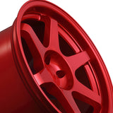 1 X 9SIX9 SIX-1 17X8 5-114.3 35 Offset Candy Apple Red Wheel Rim