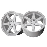 1 X 9SIX9 SIX-1 18X8.5 5-108 35 Offset Competition White Wheel Rim