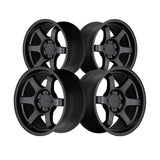 1 X 9SIX9 SIX-1 Truck 17X8.5 6-139.7 -10 Offset Matte Black Wheel Rim