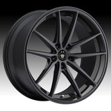 Konig 082 16X7.5 5X4.50 73.00 Hub +45 Offset Black Wheel Rim