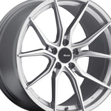 Advanti Racing 040 18X8 5X115 73.00 Hub +35 Offset Silver Wheel Rim