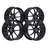 1 X Advanti Racing 80B Hybris 17X7.5 5x112 66.6 Hub +45 Offset Black Wheel Rim