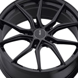 Advanti Racing 039 18X8 5X112 66.56 Hub +45 Offset Black Wheel Rim