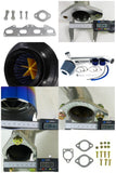 Coolstuffguru Compatible with Eclipse 2.0L L4 Non-Turbo Cold Air Intake+Header+Catback Exhaust System Burn