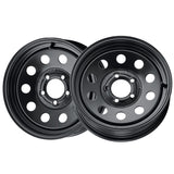1 X Allied 83B FWD Black Mod 15X6 5X100 / 5X115 72 Hub 35 Offset Black Wheel Rim