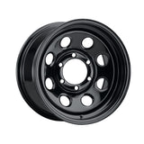 1 X Allied Black Soft 8 17X8 6X5.50 108 Hub -12 Offset Black Wheel Rim