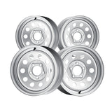 1 X Allied Silver Modular Trailer 16X6 6X5.50 108 Hub 0 Offset Silver Wheel Rim