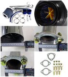 Coolstuffguru Compatible with Honda Accord 2.2L L4 Catback Exhaust Muffler System+Cold Air Intake Kit