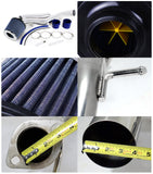 Coolstuffguru Compatible with Civic 3Dr Hatchback Cold Air Intake+Catback Exhaust Muffler