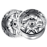 1 X AMERICAN TRUXX EUPHORIA 20X10 5-127 78.1 Hub -19 Offset Chrome Wheel Rim