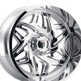 1 X AMERICAN TRUXX EUPHORIA 20X10 5-127 78.1 Hub -19 Offset Chrome Wheel Rim