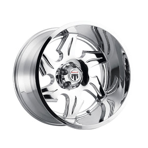 1 X AMERICAN TRUXX NINJA 22X14 5-127 78.1 Hub -76 Offset Chrome Wheel Rim