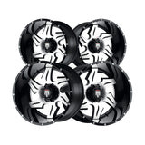 1 X AMERICAN TRUXX NINJA 22X14 6-139.7 106.1 Hub -76 Offset Black Wheel Rim