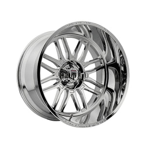 1 X AMERICAN TRUXX RESTLESS 20X10 5-127 78.1 Hub -25 Offset Chrome Wheel Rim